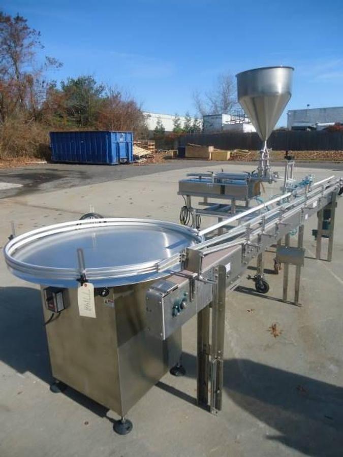 Used Jda Progress Twin Piston Automatic Filler