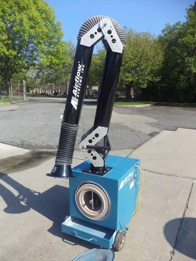 Used Airflow PCH-1 Portable Dust Collector, with E-Z Arm Extractor Arm