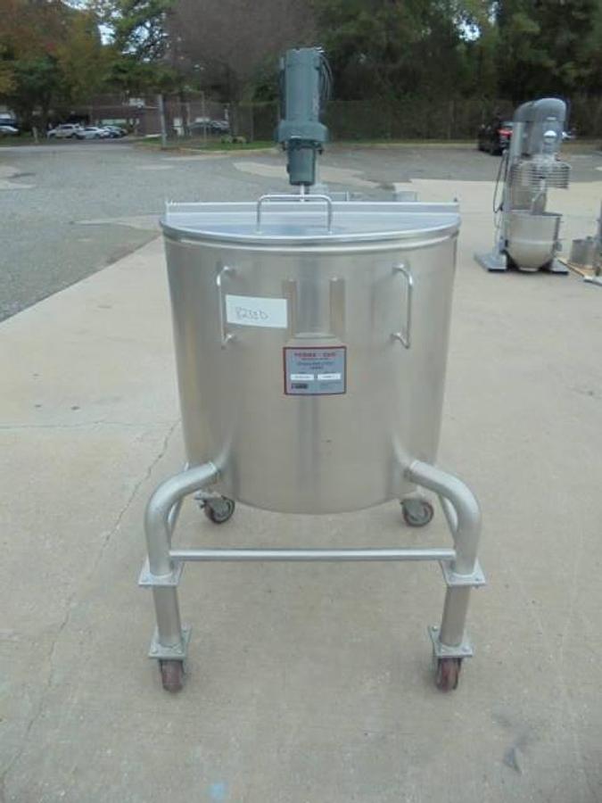 Used 86 Gallon Permasan Stainless Steel Sanitary Portable Tank