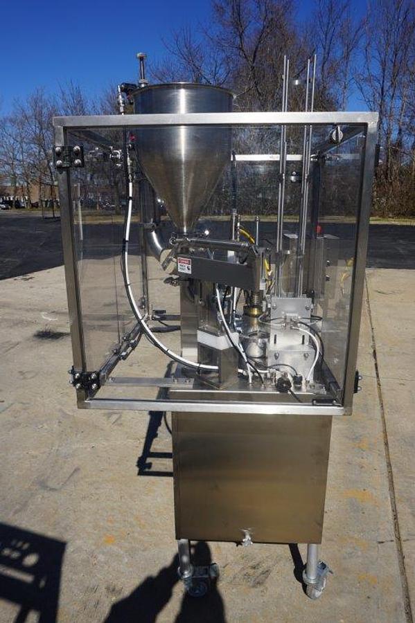 Used World Cup 8-12 Rotary Cup Filler/Sealer, Mfd. 2019