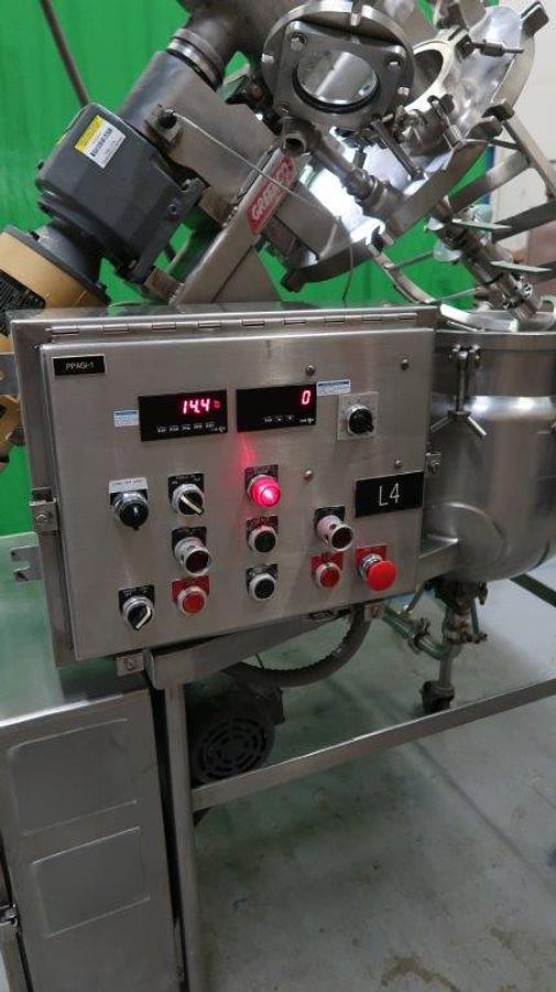 Used 15 Gallon Greerco “Agi-Mix” Stainless Steel Triple Motion Vacuum Kettle/Reactor