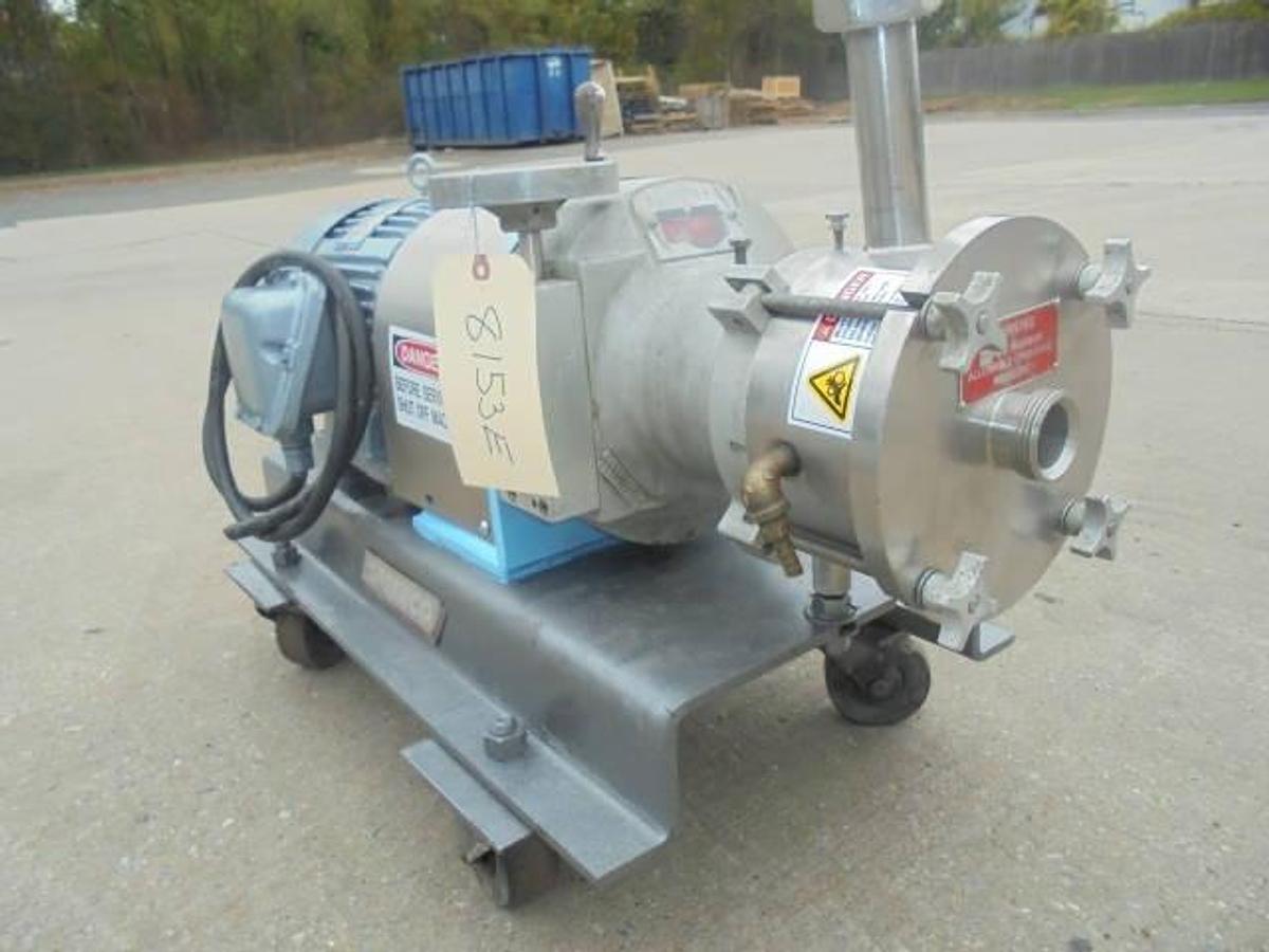 Used Greerco W500H Stainless Horizontal Colloid Mill, 10HP, XP