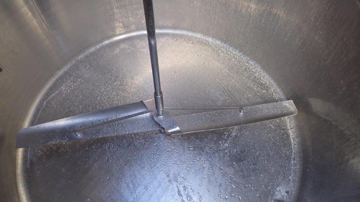 Used Cherry Burrell 900 Gallon Stainless Steam Jacketed Mix Tank