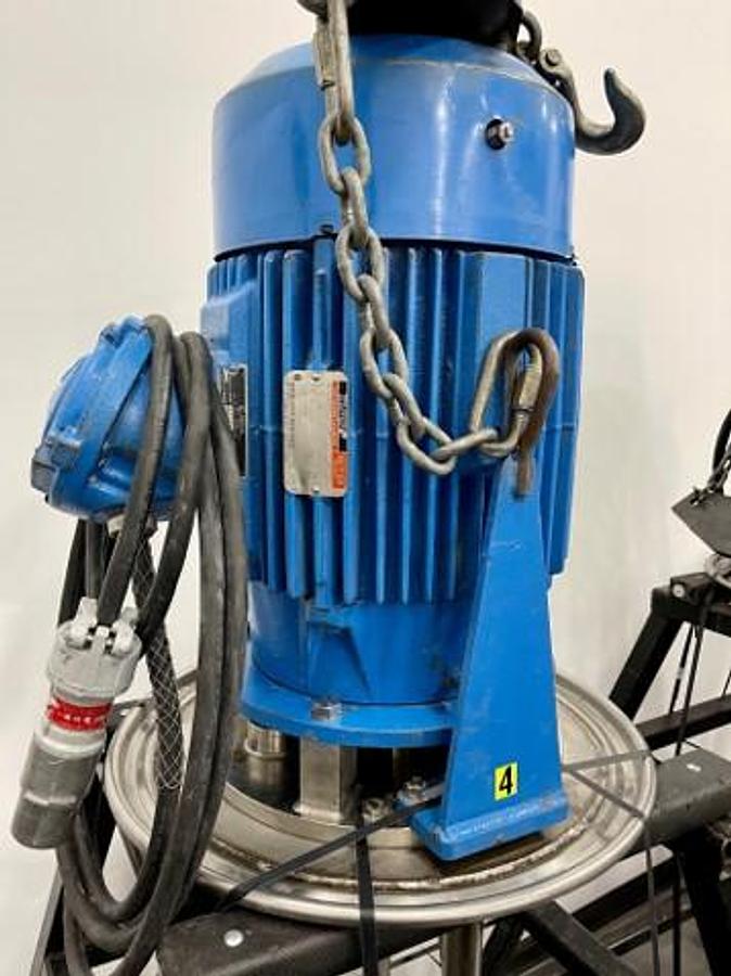 Used Silverson 25HP Explosion Proof “Drop-In” High Shear Mixers, (3)