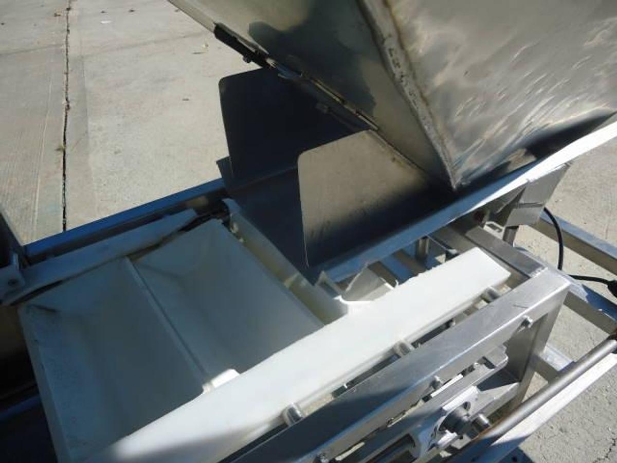 Used 15 Ft. High Stainless Steel Bucket Elevator, 6 In. X 12 In. Buckets