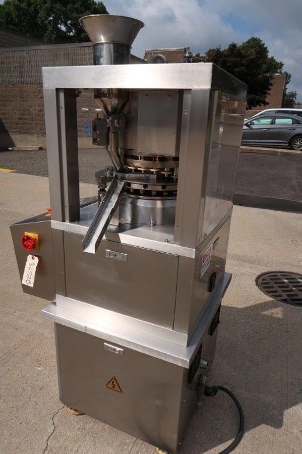 Used Vanguard 16 Station Pre-Compression  Rotary Tablet Press, GMP