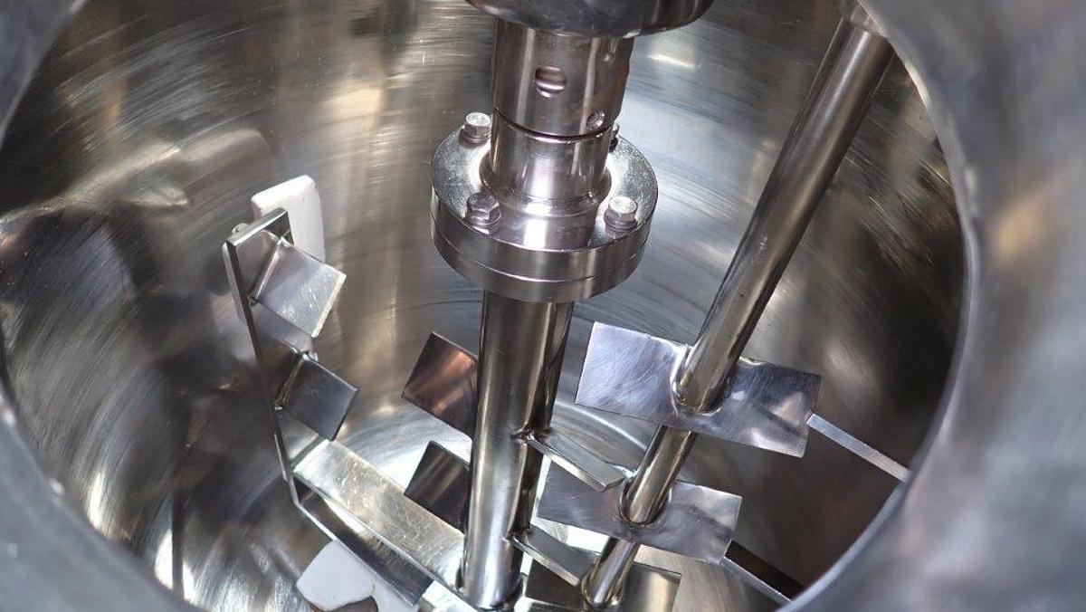 Used 100 Liter Triple Motion Jacketed Kettle/Reactor