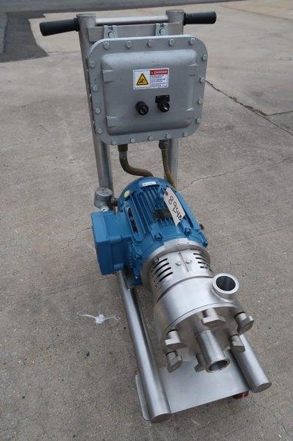 Used Ampco 10HP Stainless Steel Inline High Shear Mixer, XP