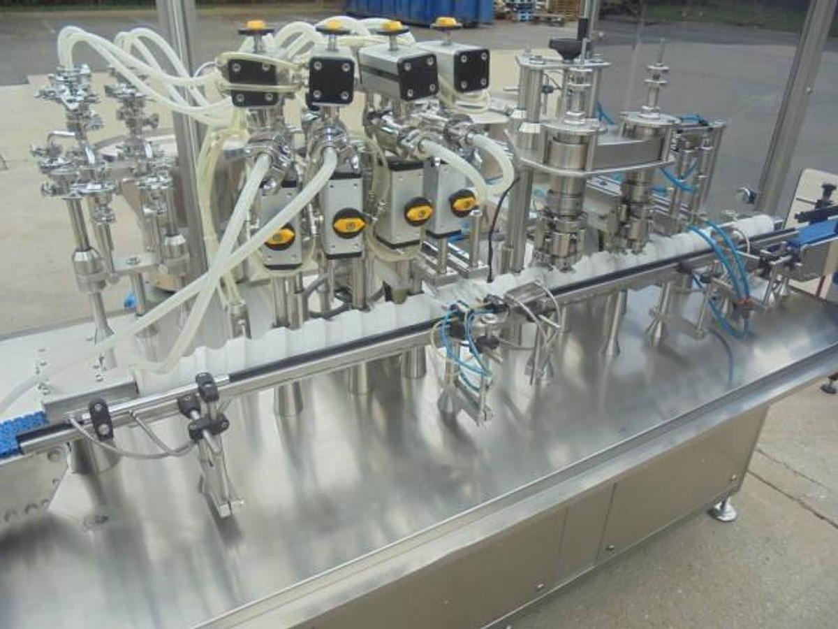 Used AS.CO Monoblock Filling & Capping Machine, CE