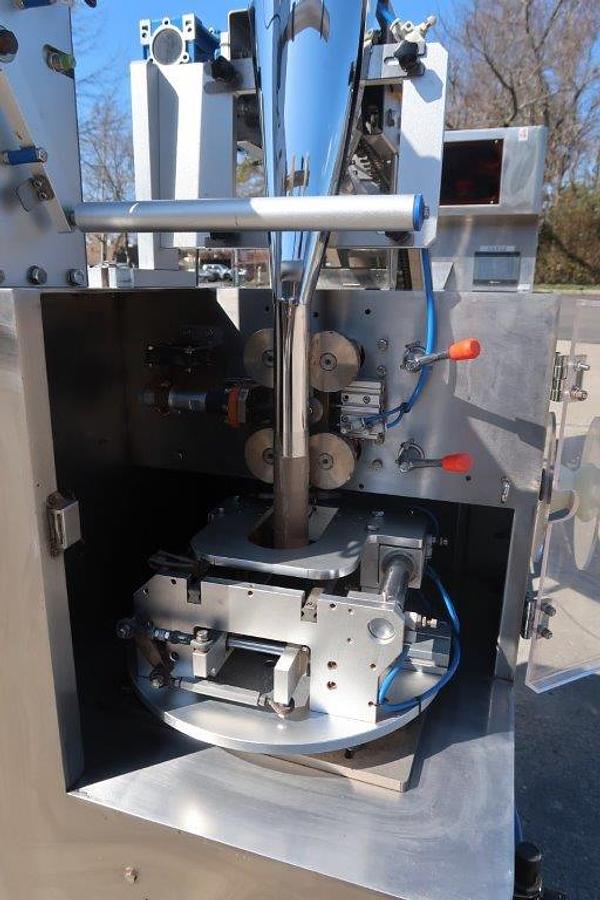 Used Tea Bagging System for Pyramid and Flat Tea Bags, 3,000 Bags/Hour