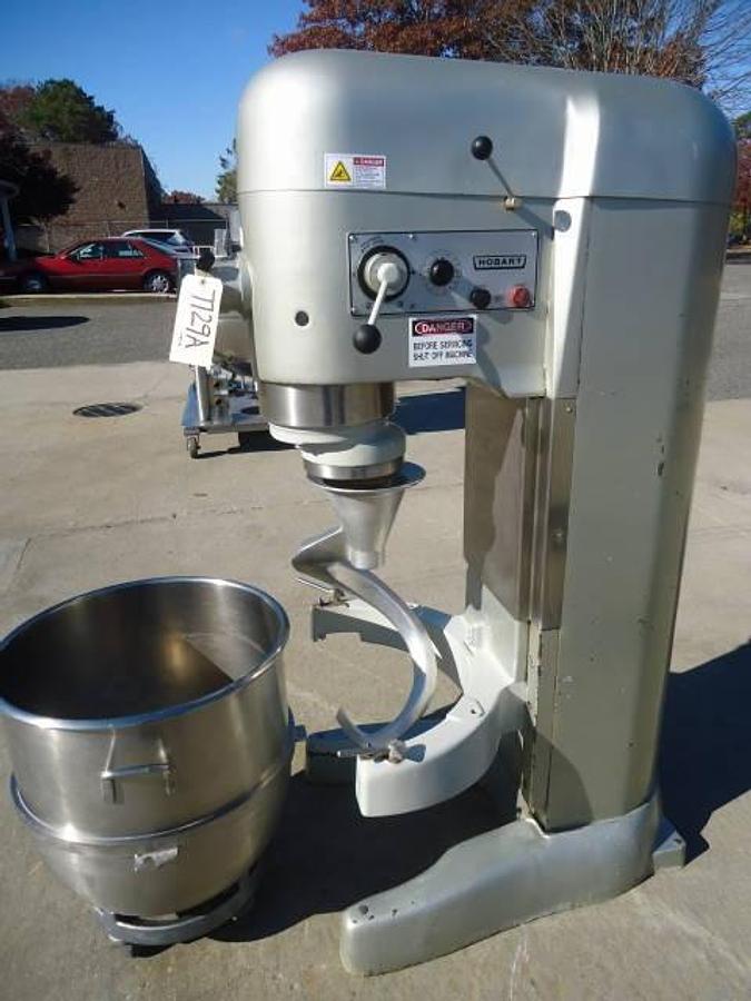 Used Hobart V1401 Bowl Mixer With Dolly