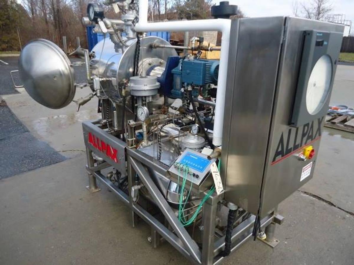 Used Allpax 2402 Stainless Steel R & D Retort, Programmable