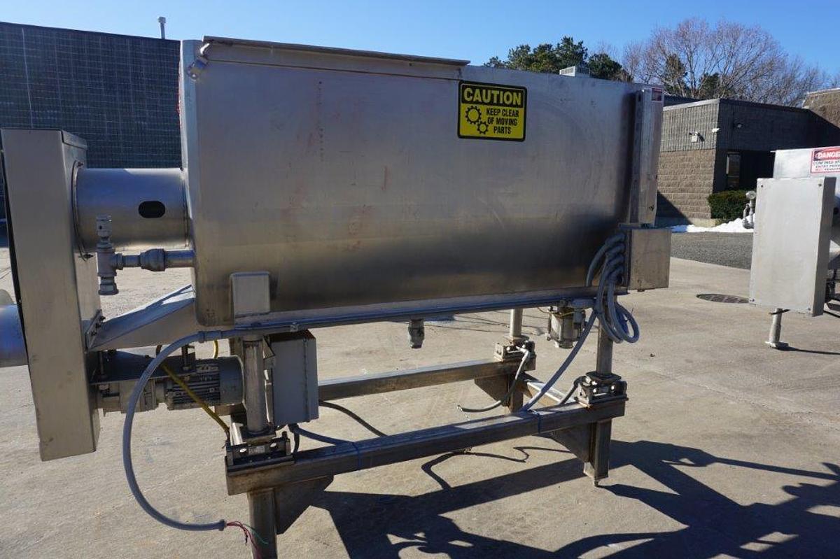 Used Will-Flow 20 Cu.Ft. Stainless Steel Horizontal Scraper Agitated Mixer, 130 PSI Jacket