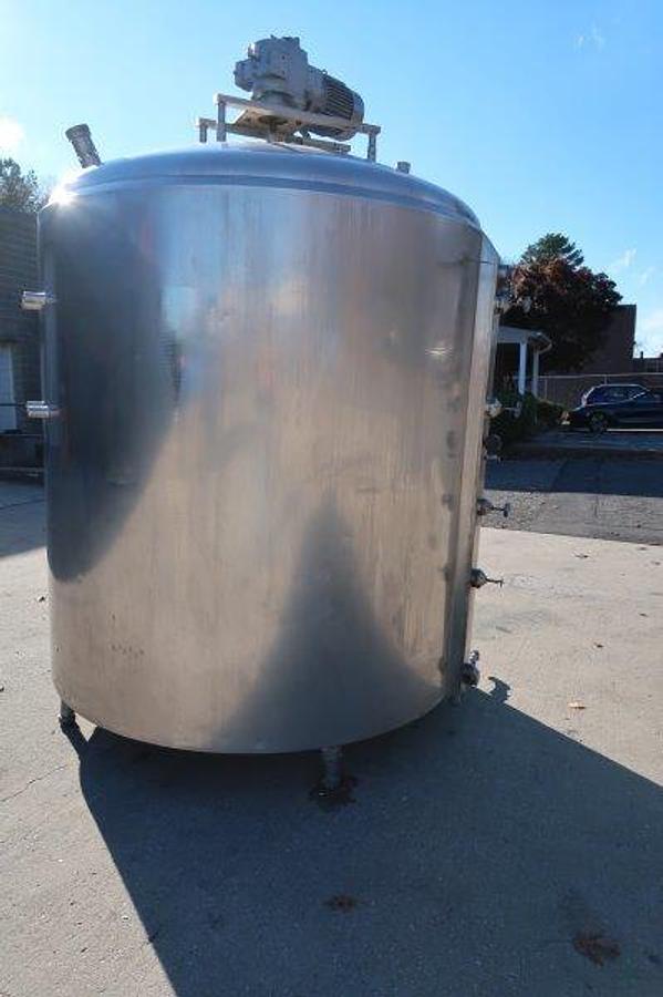 Used Cherry Burrell 1,000 Gallon Steam Jacketed Mix Tank