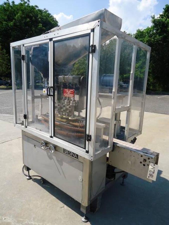 Used Resina NRU30 Six Spindle Screw Capping Machine, 150 Per Minute