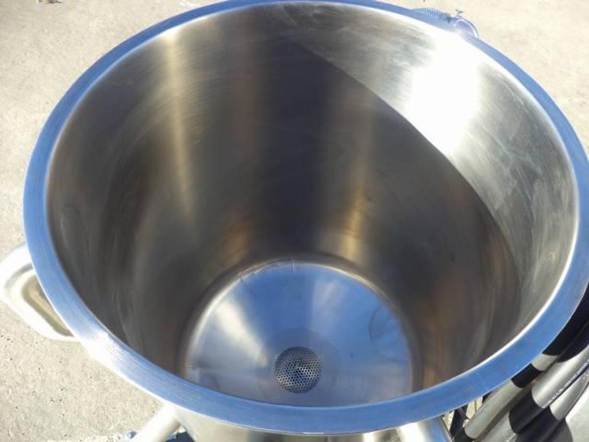 Used 30 Gallon Scott Turbon Mixer, SS vertical tank, Portable