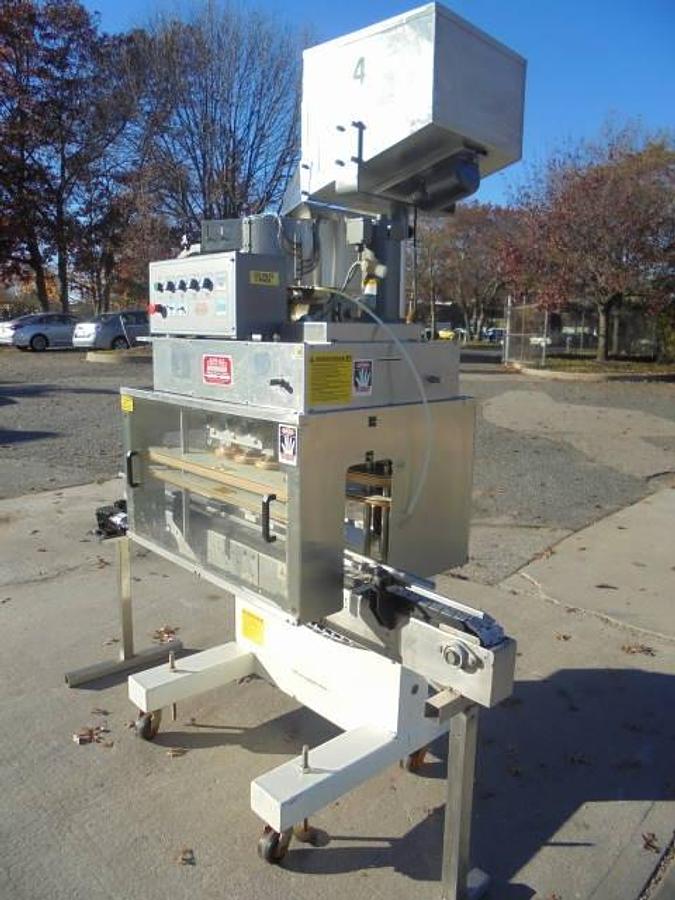 Used Kaps-All A6 Six Spindle Screw Capping Machine, 150 Per Minute