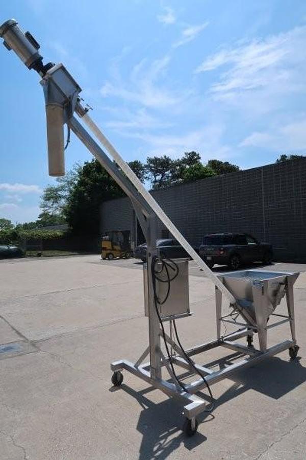 Used Hapman Series 300 Helix Conveyor, Ribbon Agitator