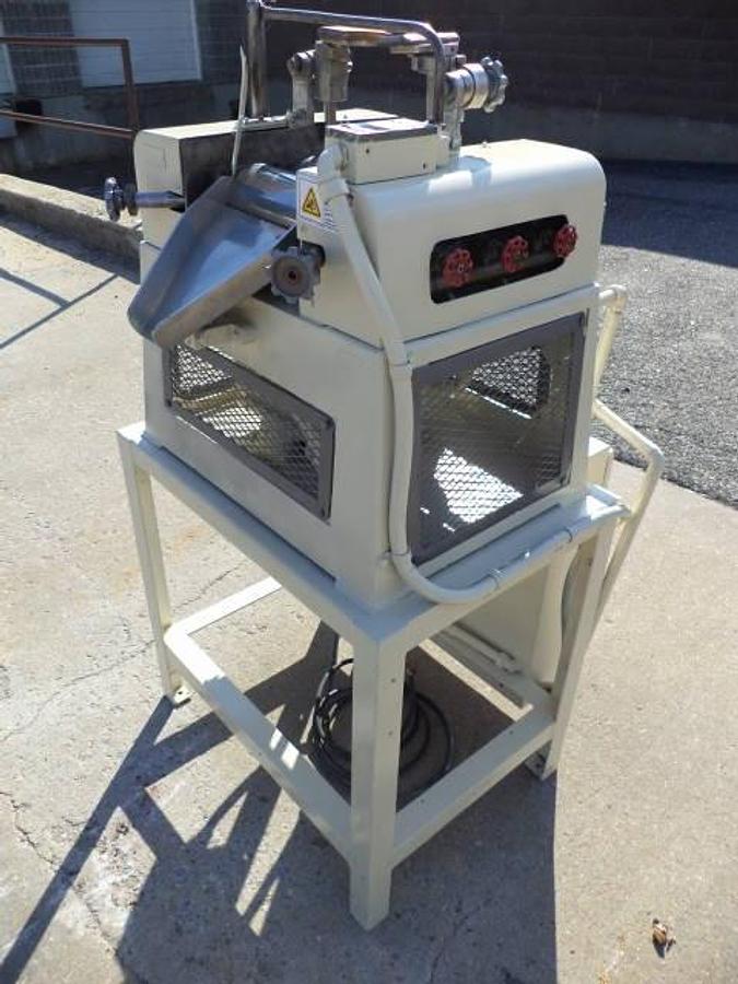 Used Ross 4 in. x 8 in. Lab Three Roll Mill, Explosion Proof