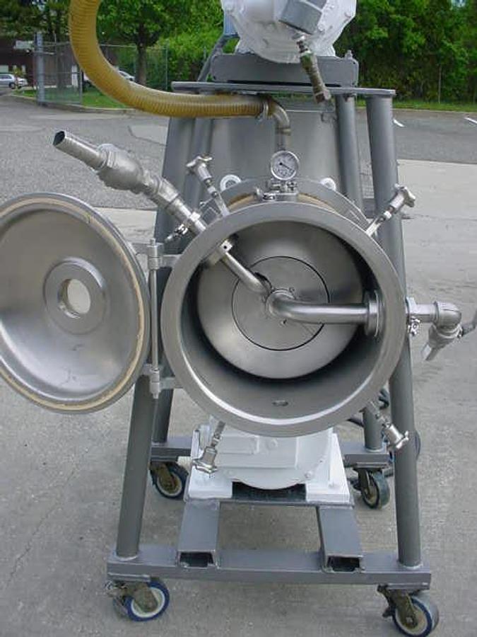 Used Cornell D-16 Stainless Steel Sanitary Versator, Explosion Proof Drive