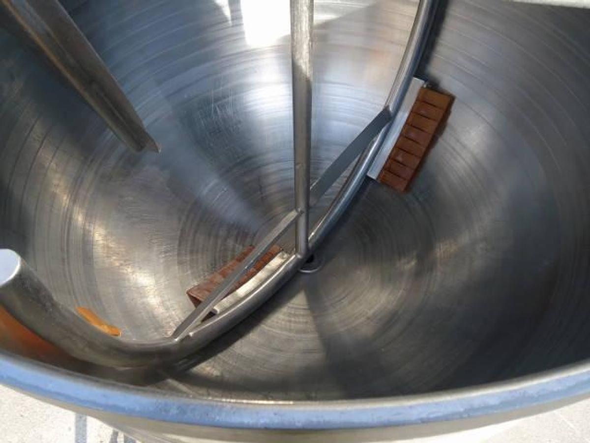 Used 200 Gallon Groen Stainless Steel Scraper Agitated Kettle, 100 Psi
