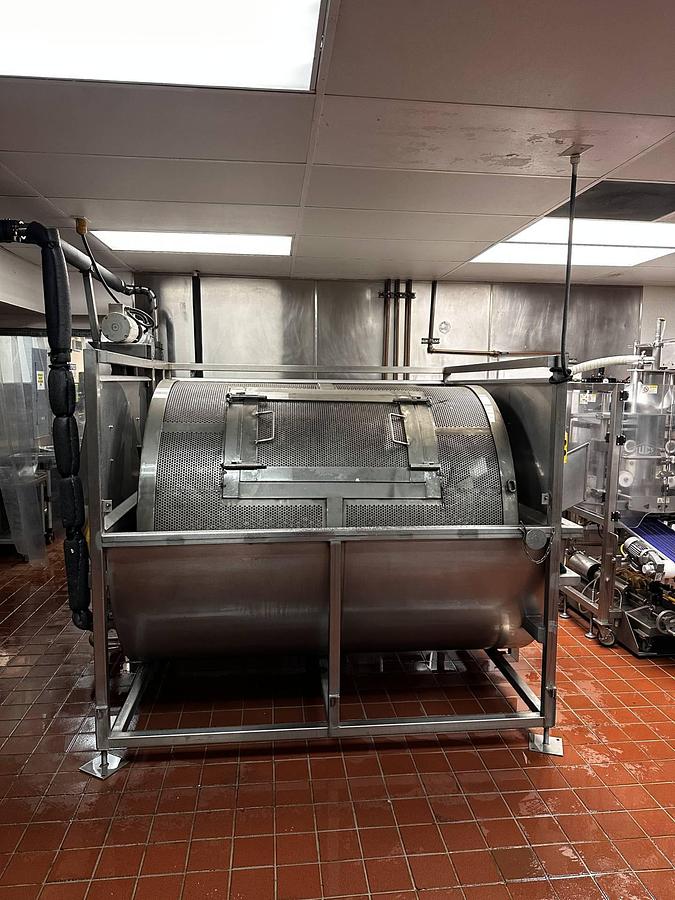 Used Chester Jensen Tumble Chiller, 200 Gallon Capacity