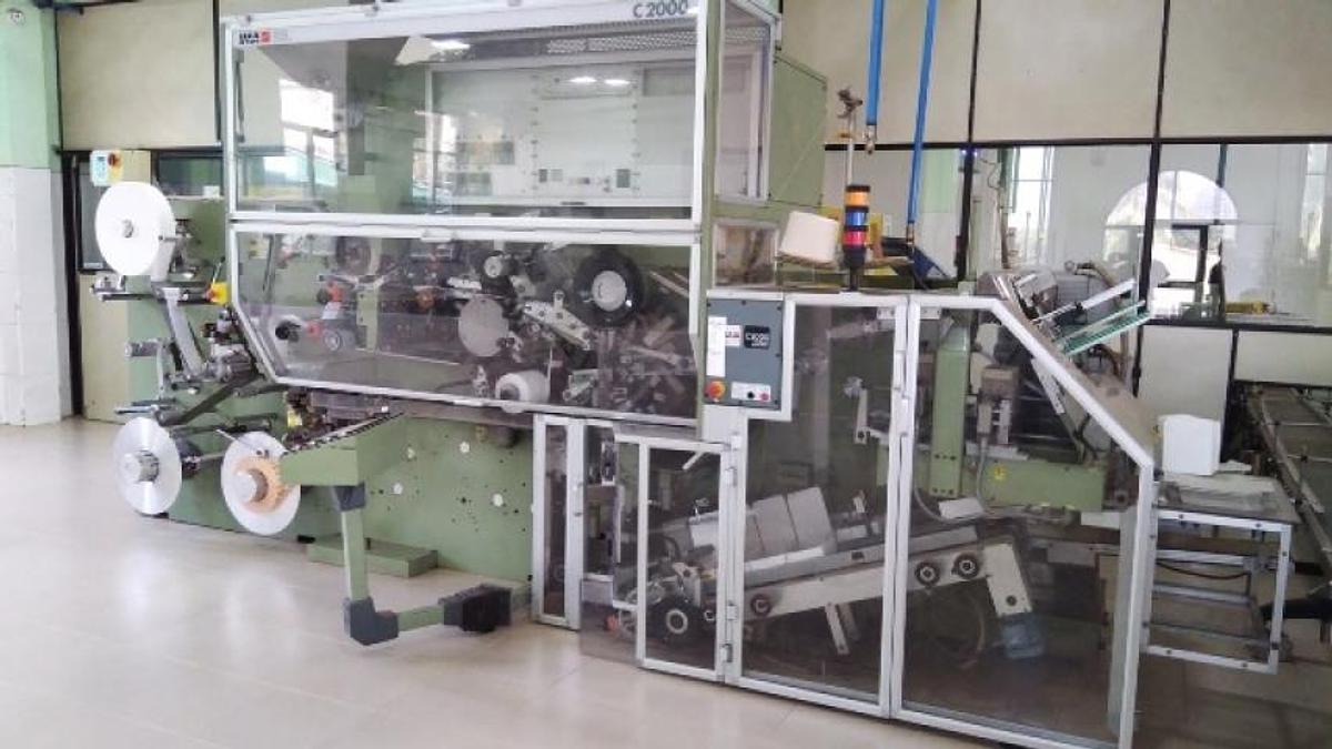 Used IMA C-2000 Tea Bagging Machine With Cartoner