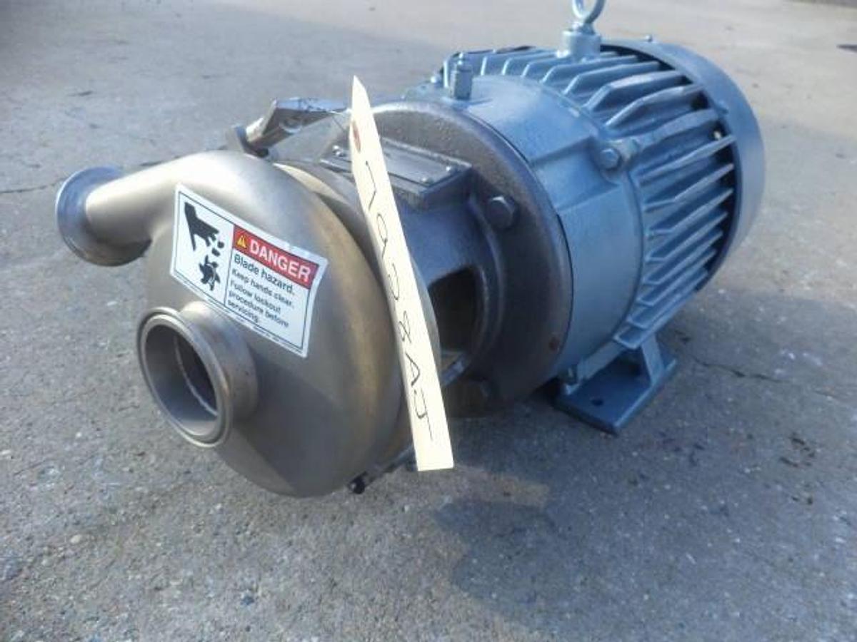 Used Crepaco 3 in. x 2 in. SS Sanitary Centrifugal Pump, 7.5HP