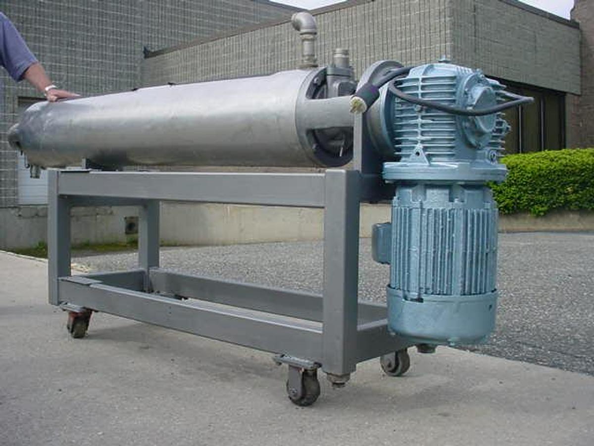 Used Votator 6 X 72 Scrape Surface Heat Exchanger, 7.5 Hp