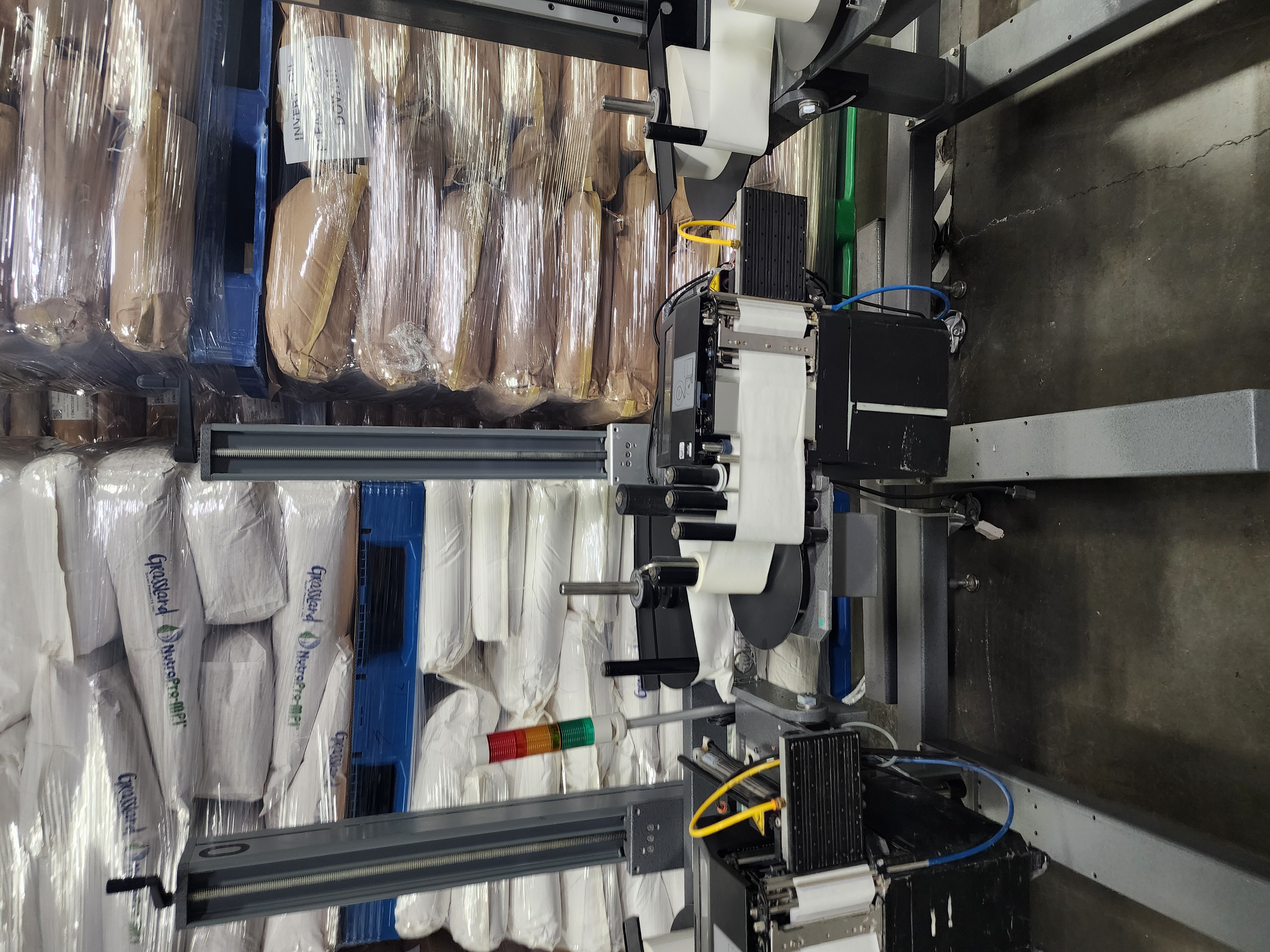 Used ID Technology Model 252 Automatic Label Printer Applicators, 8 Available
