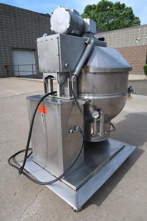 Used Groen 60 Gallon Self-Contained Electric Dual Motion Mixing Kettle