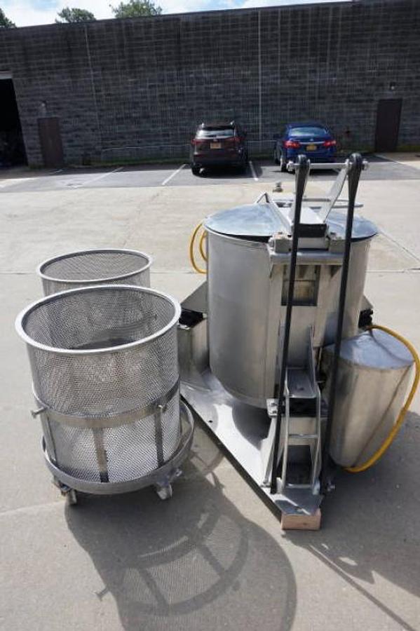 Used Brothers Legrow 200 Lb. SS Centrifugal Vegetable Spin Dryer 5 HP Motor