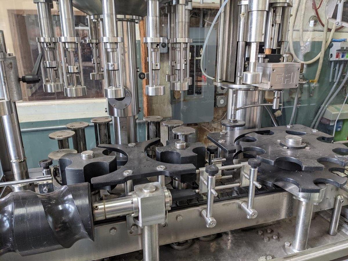 Used GAI Prospero Wine Bottling Line, 44 Bottles Per Minute