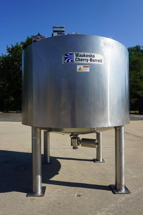 Used 200 Gallon Waukesha Cherry Burrell SS Mix Kettle, 125 PSI Jacket