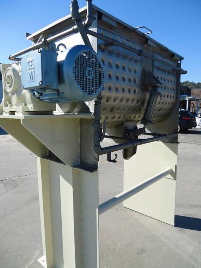 Used 25 Cu.ft. Ross Stainless Steel Dimple Jacketed Ribbon Blender, 10 Hp