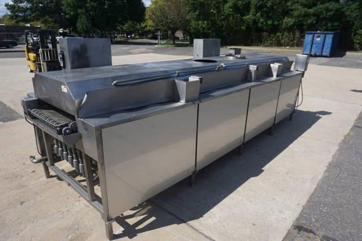 Used Cook King 30 In. W x 18 Ft. Long Continuous Gas Fired Fryer
