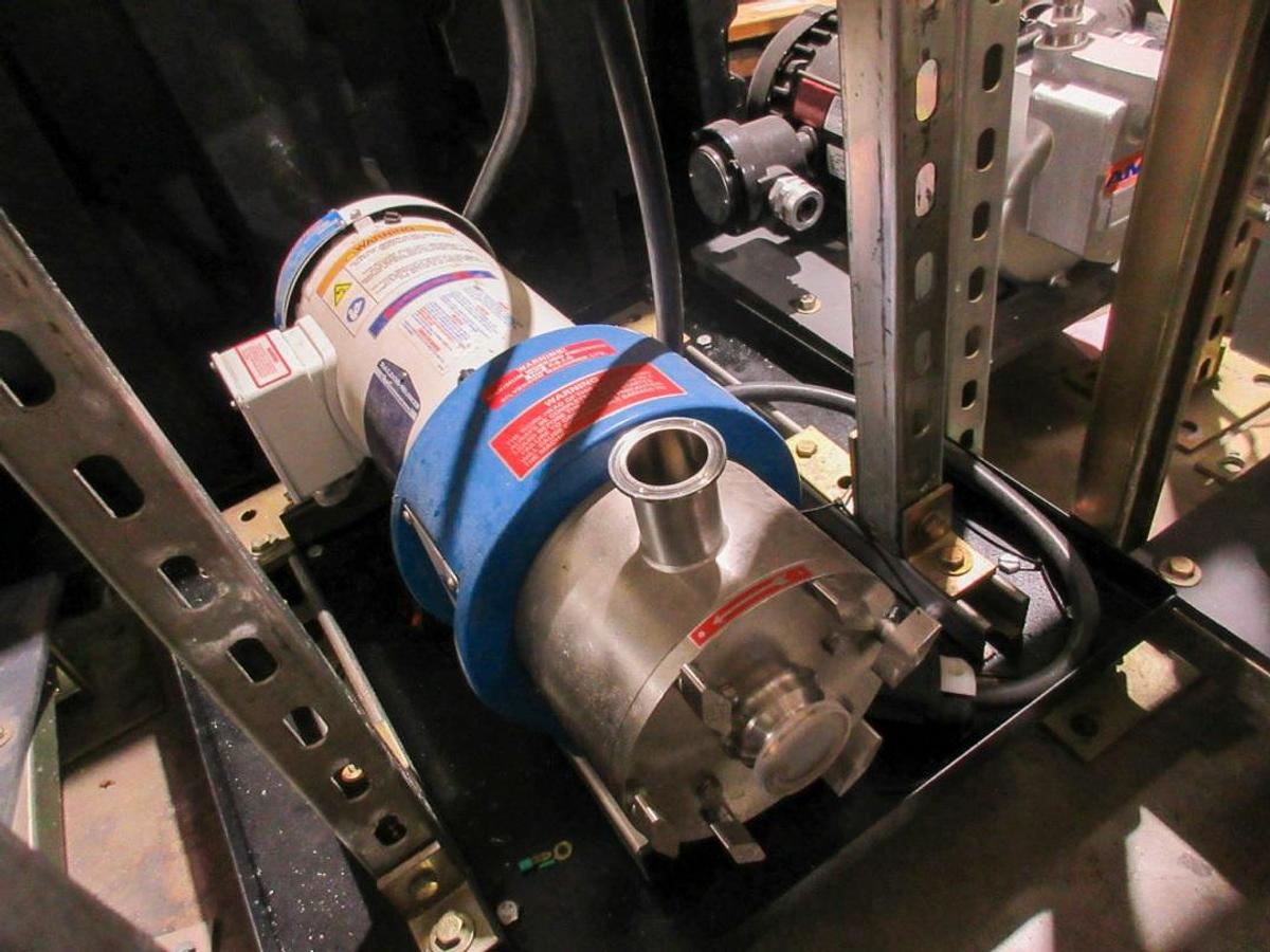 Used Silverson 275LS SS Inline High Shear Mixer, 2HP