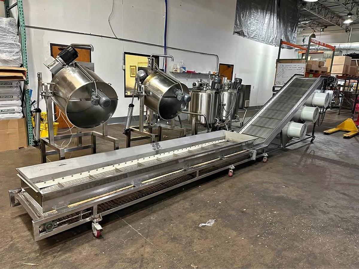 Used Caramel Popcorn Equipment/Production Line