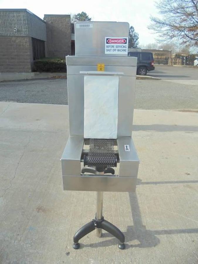 Used Stainless Steel Shrink Tunnel With Conveyor