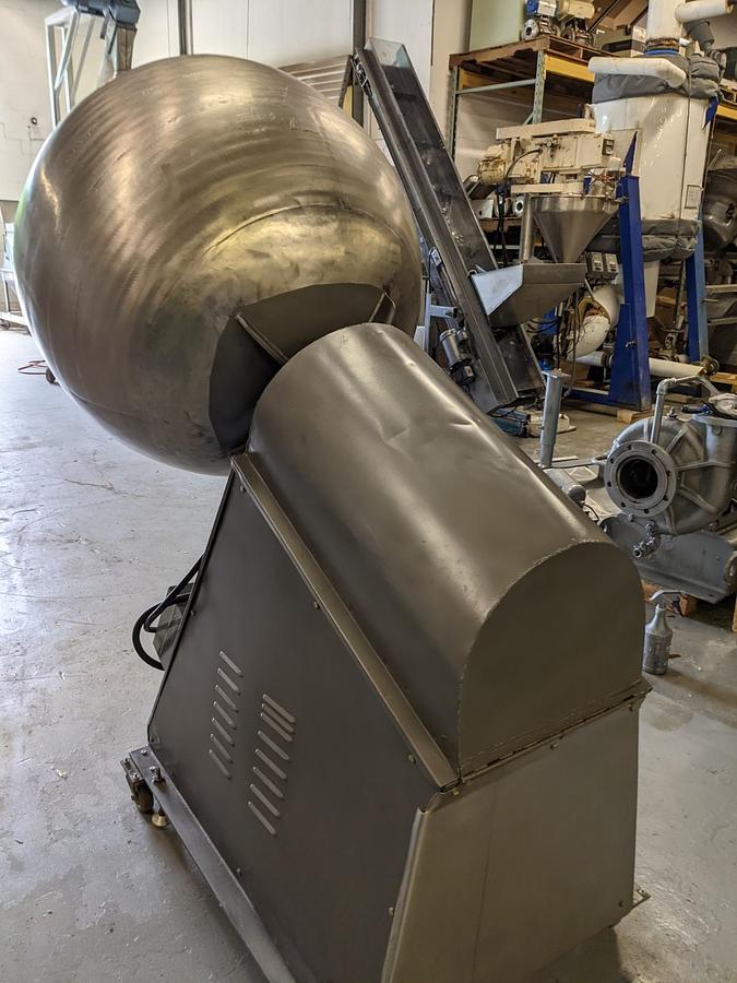 Used 36 In. Diameter Stainless Coating Pan, Portable
