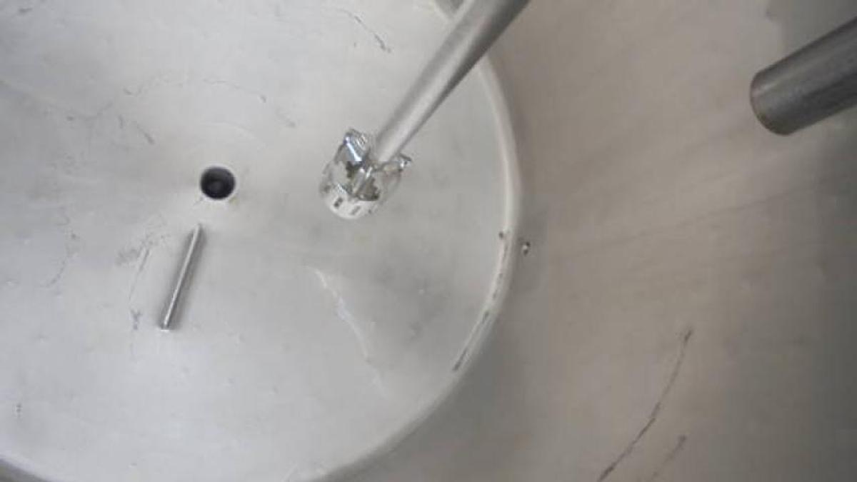 Used 233 Gallon Viatec SS Tank with Admix Rotosolver, 180 PSI Jacket