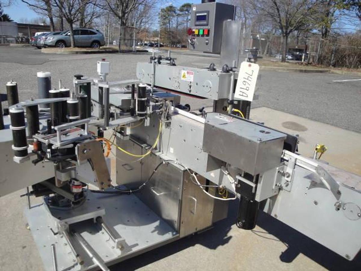 Used Lsi Pressure Sensitive Spot & Wrap Around Labeler With Norwood Coder