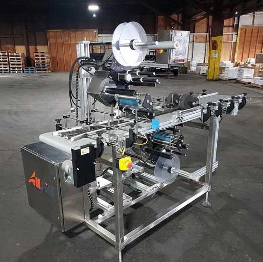 Used All Fill Top and Bottom Pressure Sensitive Bag Labeling System