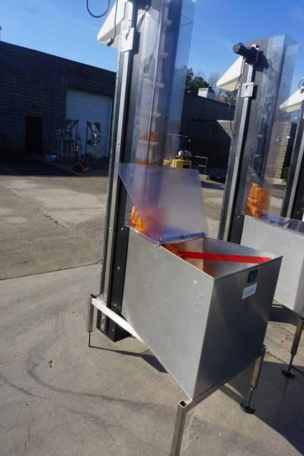 Used Omega Bottle/Cap Elevators/Feeders, 96 In. Discharge Height (5)