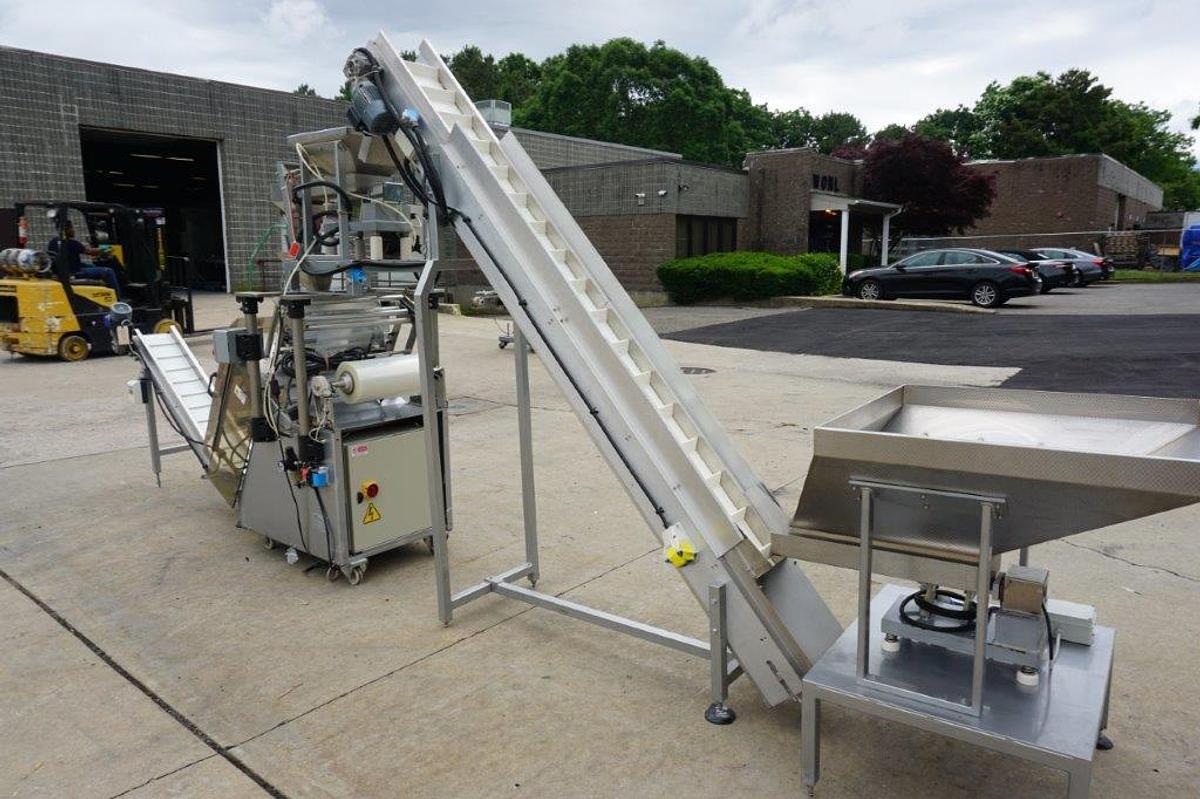 Used Mondial Pack MV100 – Small Form/Fill/Seal Machine, Rigidized Bucket