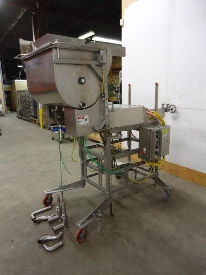Used Simplex V-300 Automatic Piston Filler, Agitated Hopper