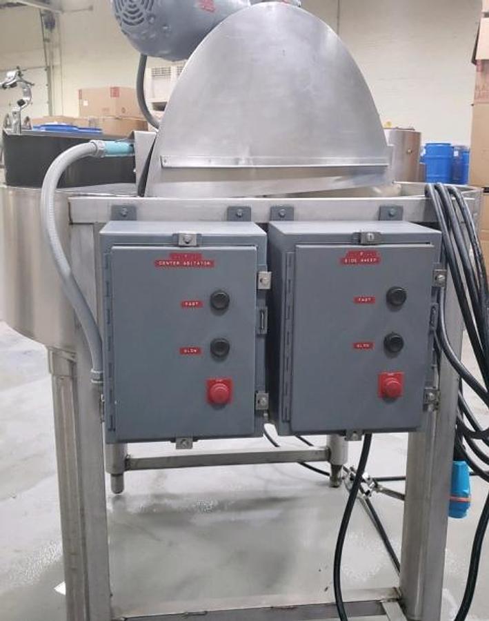 Used Chester Jensen 100 Gallon Stainless Steel Cooker/Cooler, Agitated