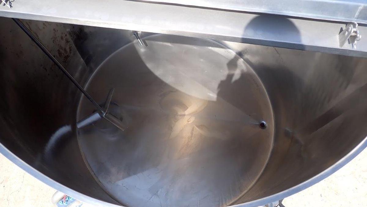 Used 500 Gallon A & B Process SS Dimple Jacketed Mix Tank, 316L