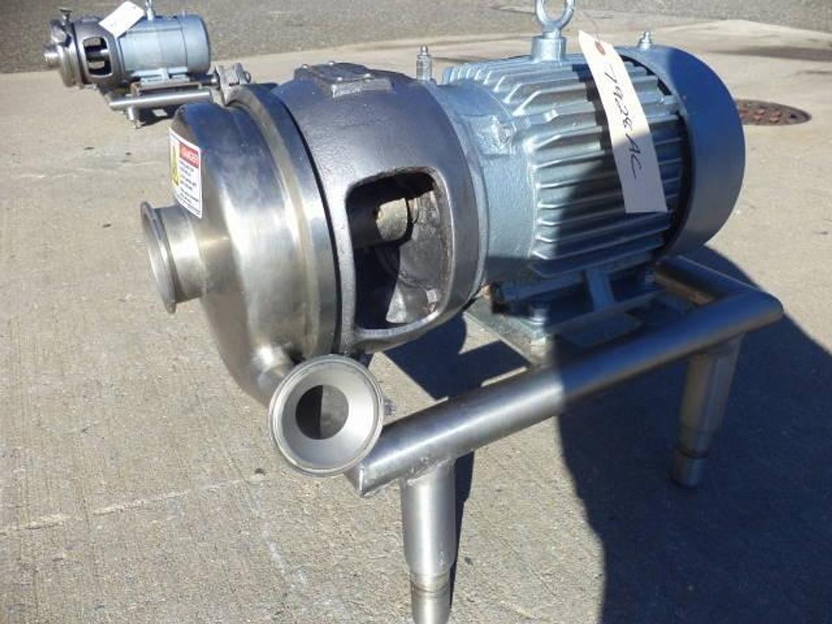 Used Crepaco 3 in. x 2 in. SS Sanitary Centrifugal Pump, 5HP SN 8V-82