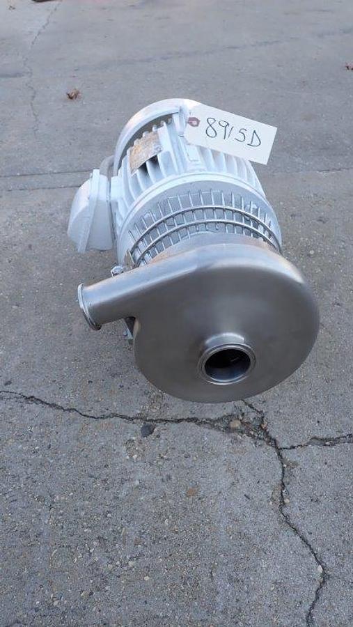 Used Tri-Clover 1.5 In. x 2 In. SS Centrifugal Pump, 5 HP